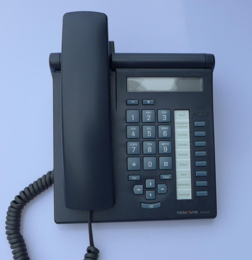 T3.24 Compact Telefon schwarz I5 Tenovis Avaya