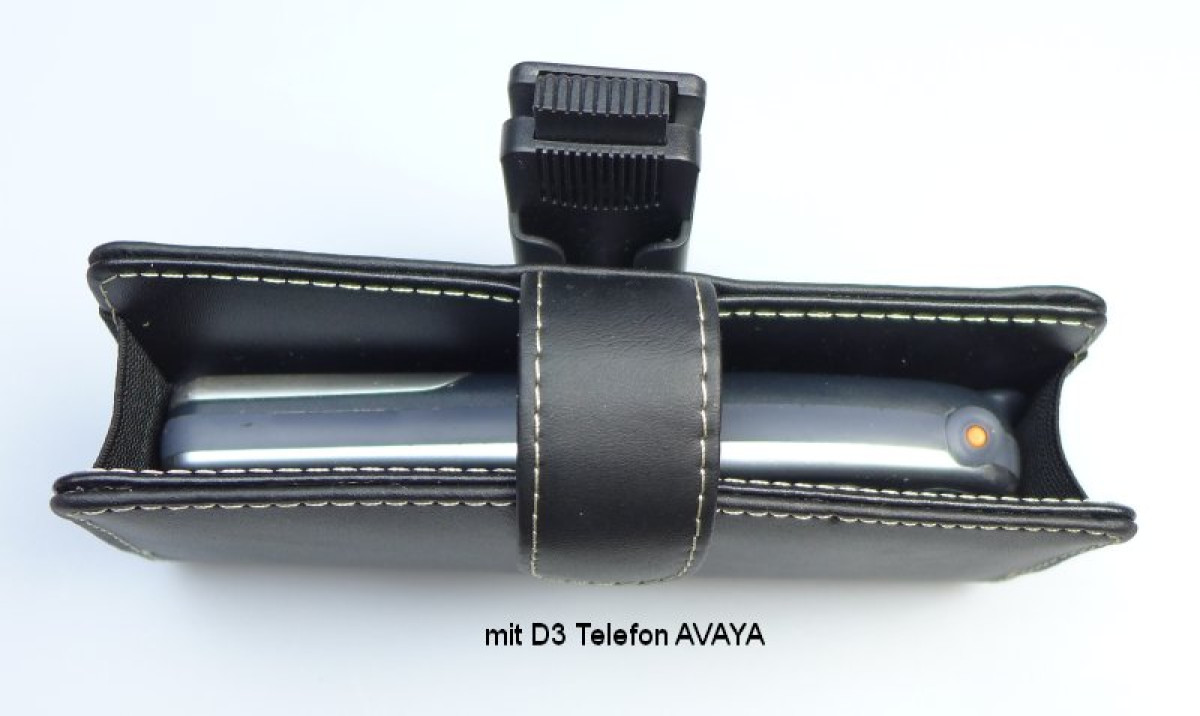 Neue Ledertasche mit Rotationsclip für D3  + 3720 Mobiltelefon  AVAYA TENOVIS